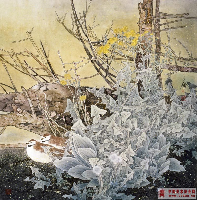 春风拂醉芬芳绿-画家王云-画家王云作品欣赏-著名画家